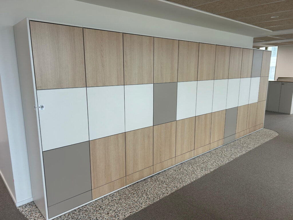 Connected lockers in Orano Bordeaux