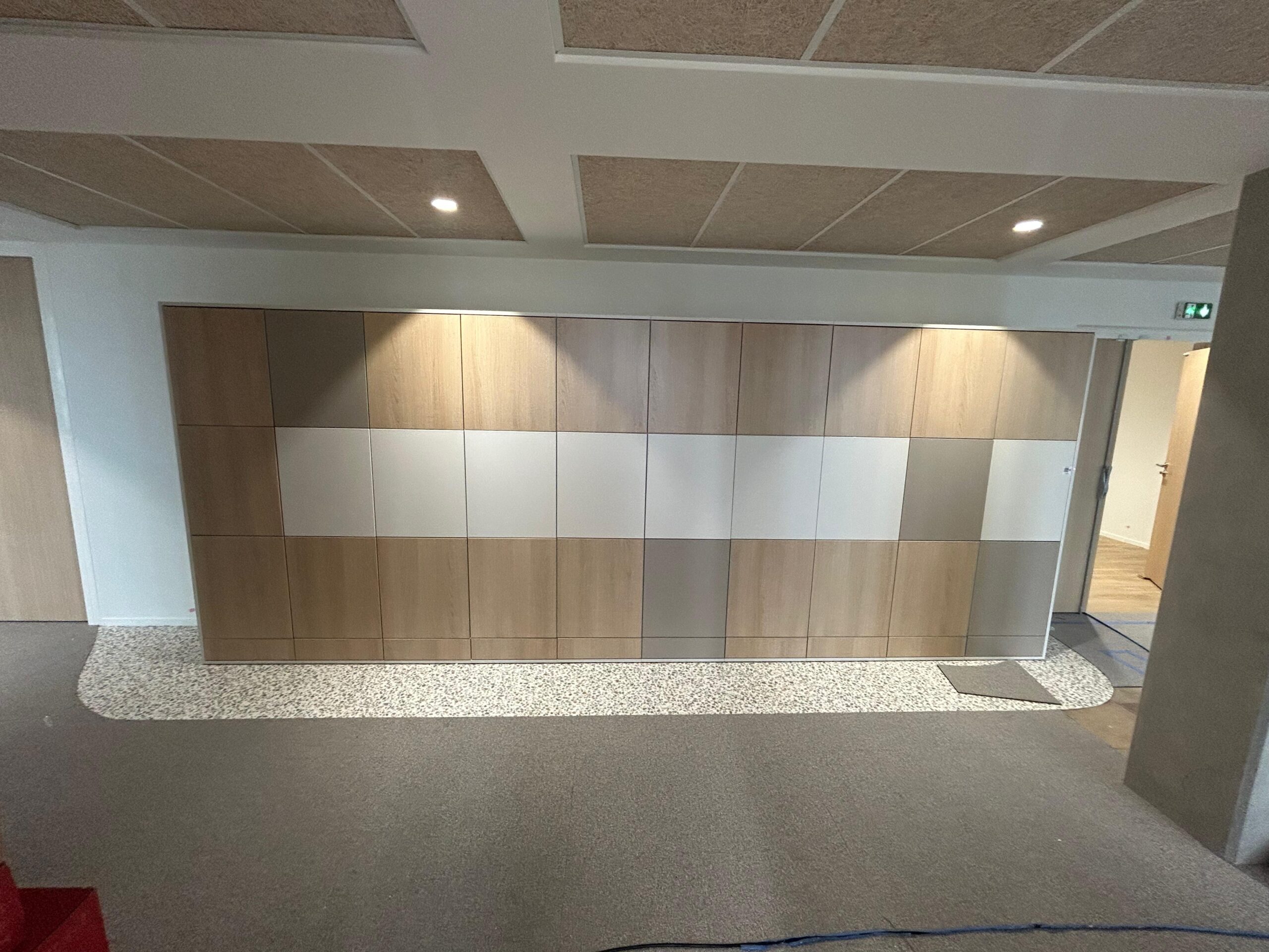 Bloc de casiers chez Orano Bordeaux